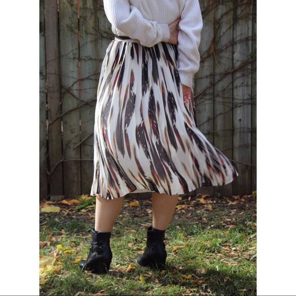 Midi Patterned Skirt - Banana Republic - Picture 3 of 4